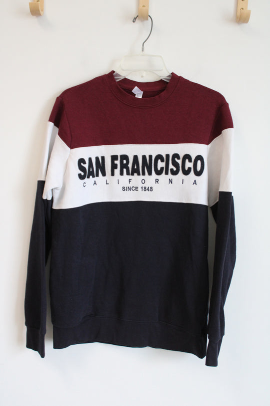 Teemax San Francisco Color Blocked Sweatshirt | S