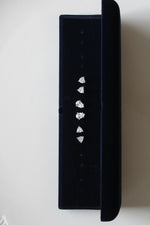 The Danbury Mint Sterling Silver CZ Stud Earrings | Set Of 3