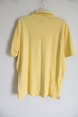 Sonoma Weekend Polo Yellow Shirt | XL Tall