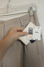 NEW Liz Claiborne Pleated Tan Dress Pants | 14-P