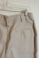 NEW Liz Claiborne Pleated Tan Dress Pants | 14-P