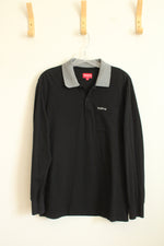 Supreme Checkered Rib Long Sleeve Polo Shirt | M