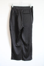NEW Monteau Black Satin Pants | L