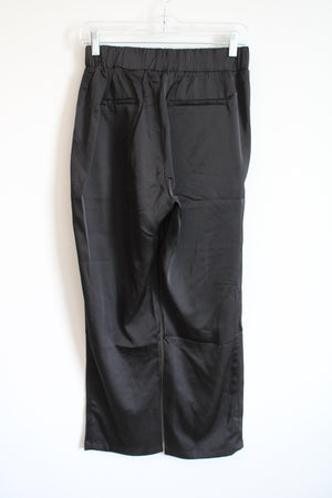 NEW Monteau Black Satin Pants | L