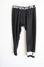 Under Armour HeatGear Black Legging | Youth L (14/16)