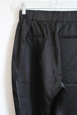 NEW Monteau Black Satin Pants | L
