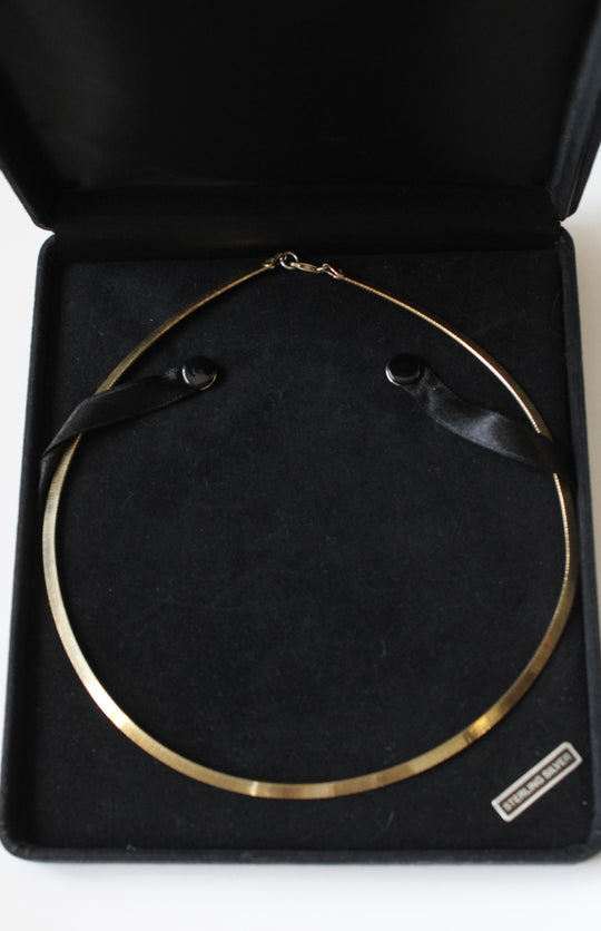 Sterling Silver Gold Tone Necklace