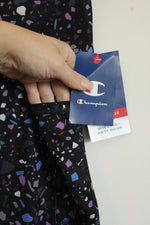 NEW Champion Black Purple Blue and Red Leggings with Pocket | S