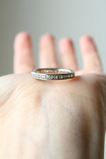 14K White Gold Infitnity CZ Ring | Size 10