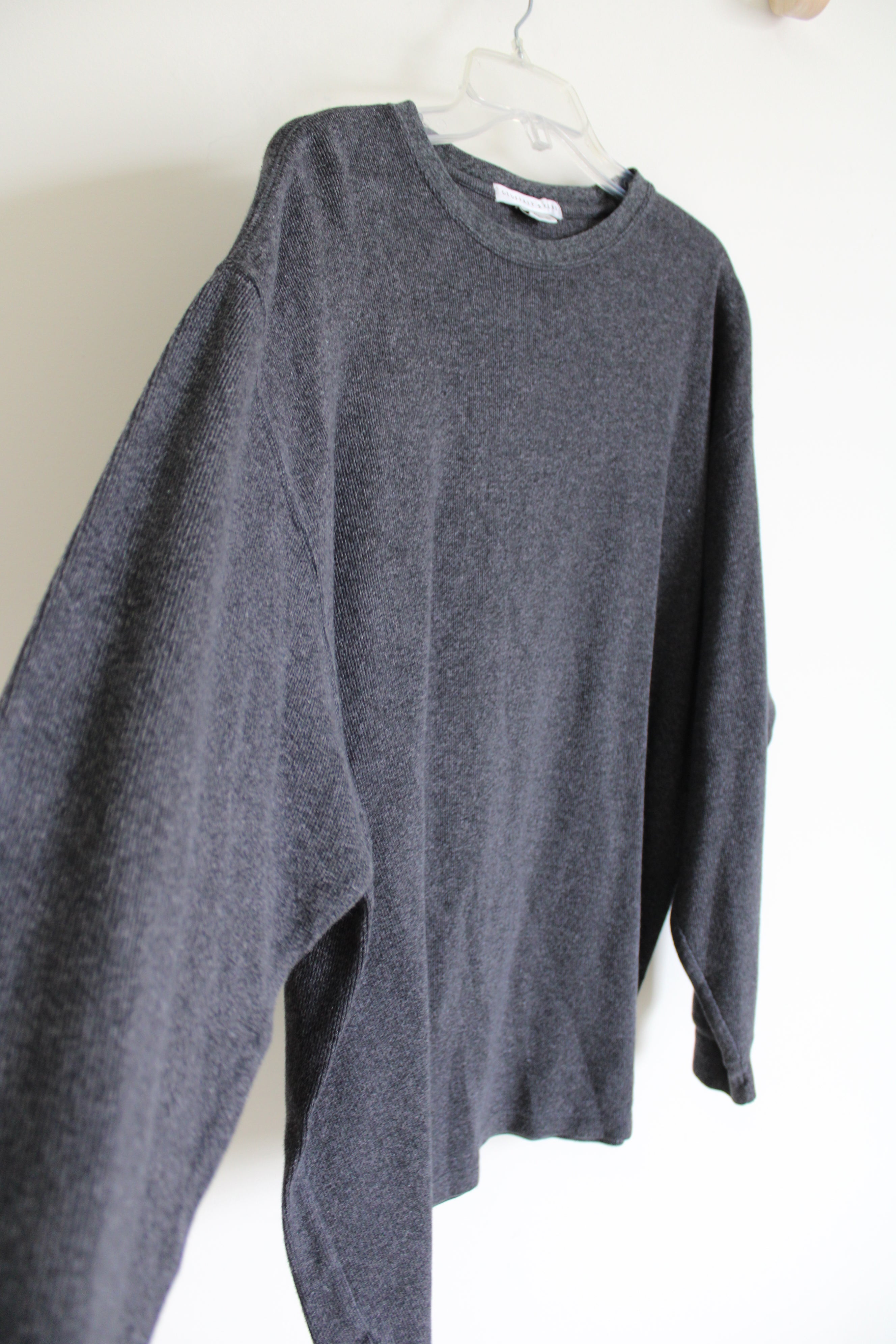 Geoffrey Beene Charcoal Gray Knit shirt | XL