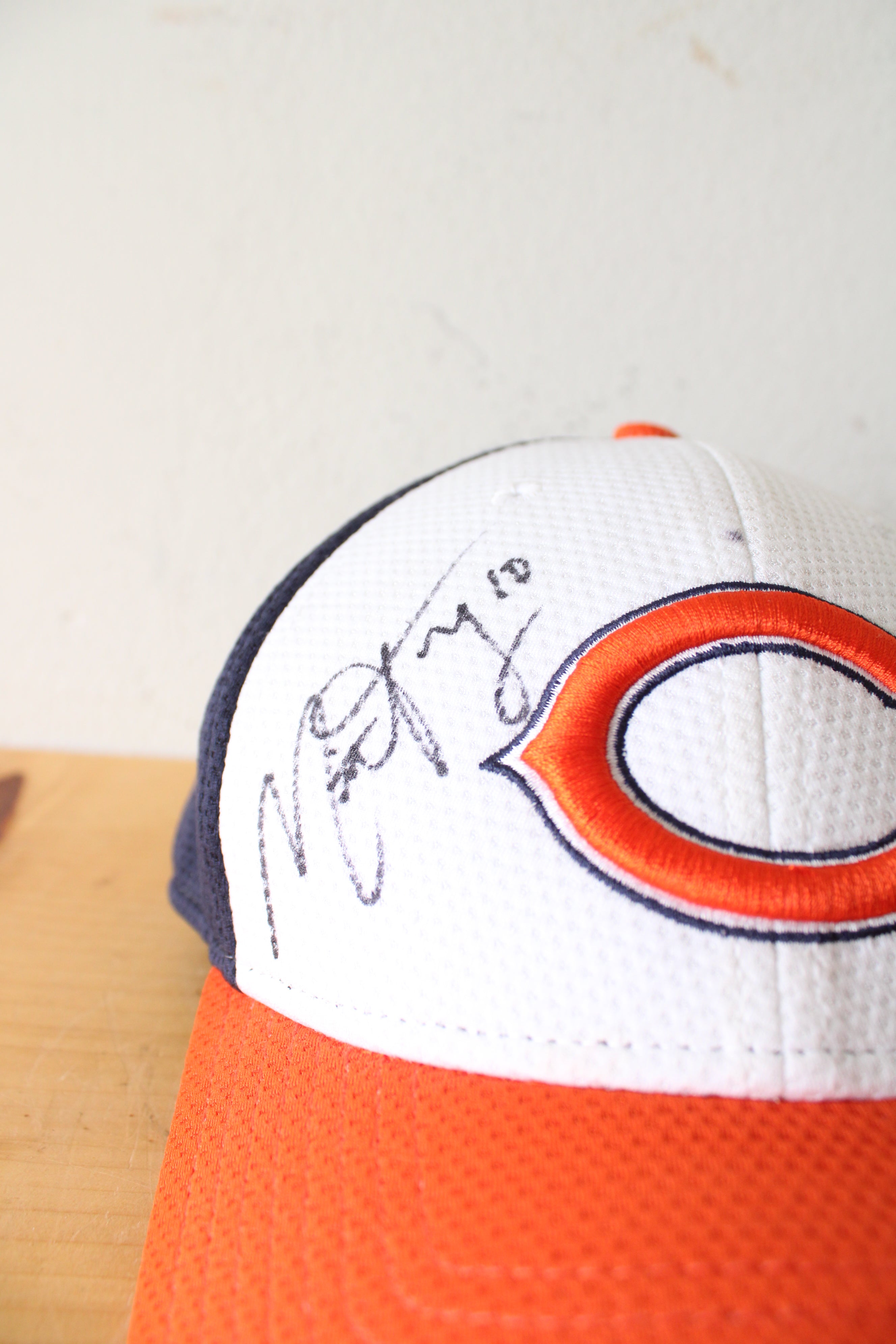 NFL Signed Chicago Bears Baseball Hat