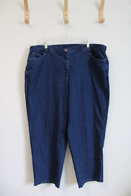 Ruby Rd. Dark Wash Jeans | 22W