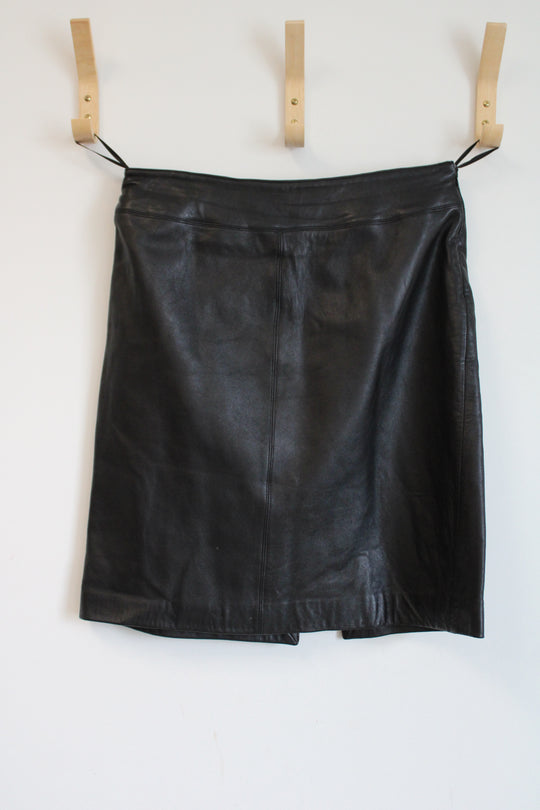 Valerie Stevens Genuine Lamb Leather Skirt | 12
