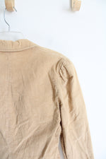 Queen's Way To Fashion Tan Corduroy Blazer | 14