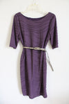 Connected Purple Belted Dress | 10