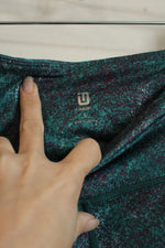NEW Ideology Green and Maroon Printed Legging with Pocket | L