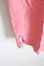Ruby Rd. Pink Linen Blend Capri Pant | 12