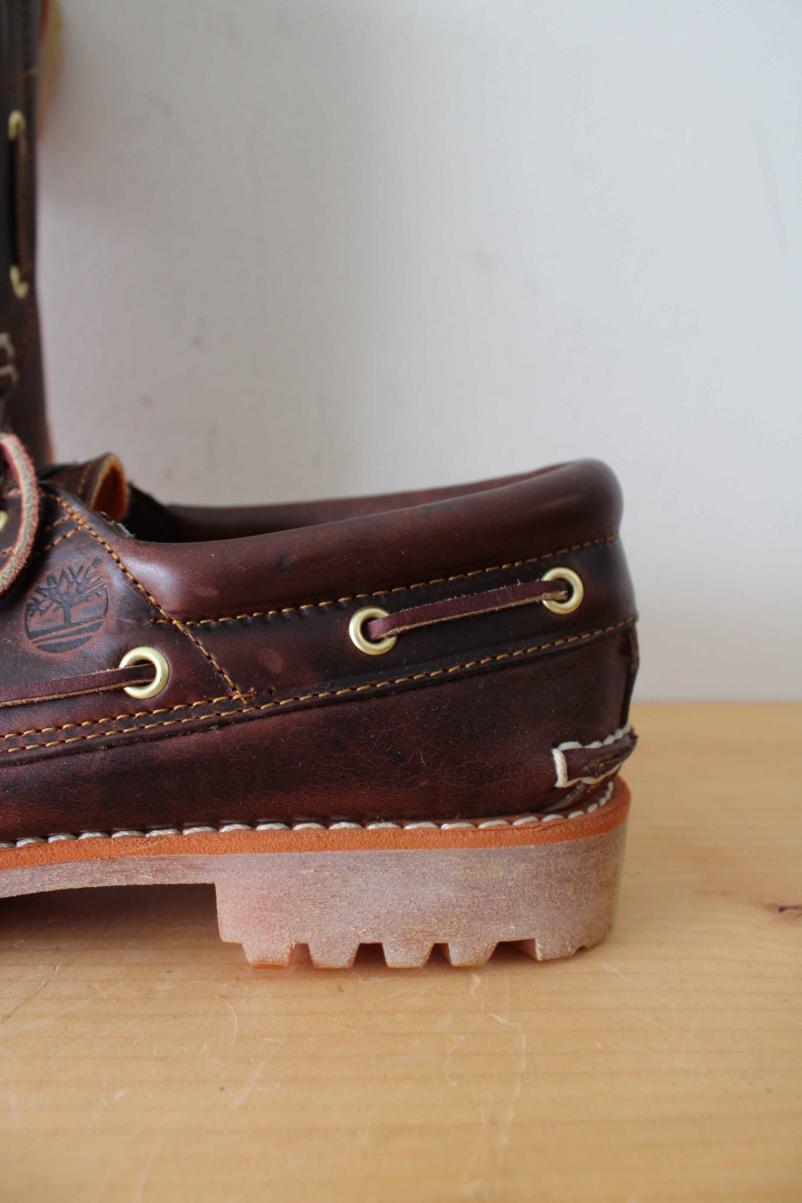 Timberland Authentic Brown Boat Shoes | Size 9.5W