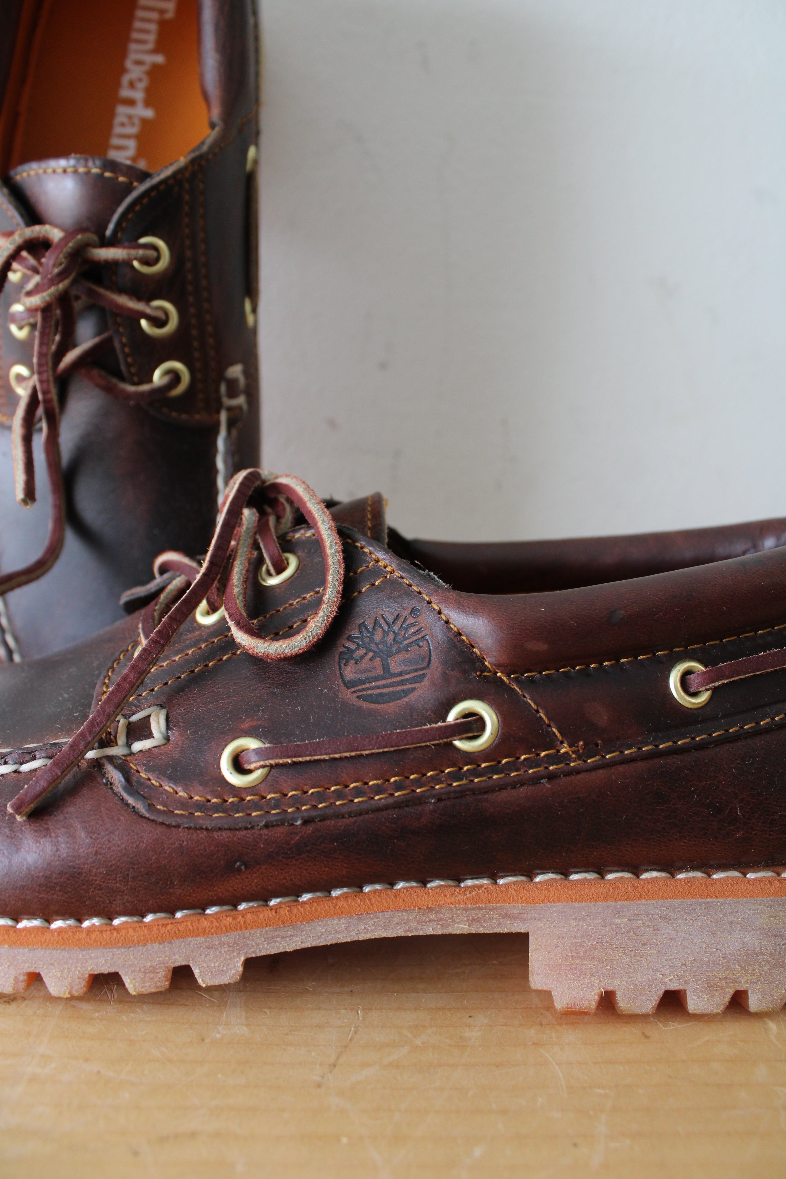 Timberland Authentic Brown Boat Shoes | Size 9.5W