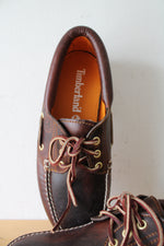 Timberland Authentic Brown Boat Shoes | Size 9.5W