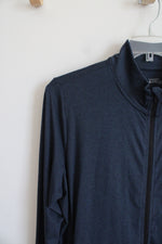 Market & Spruce Athletic Blue Full Zip Lightweight Jacket | XXL