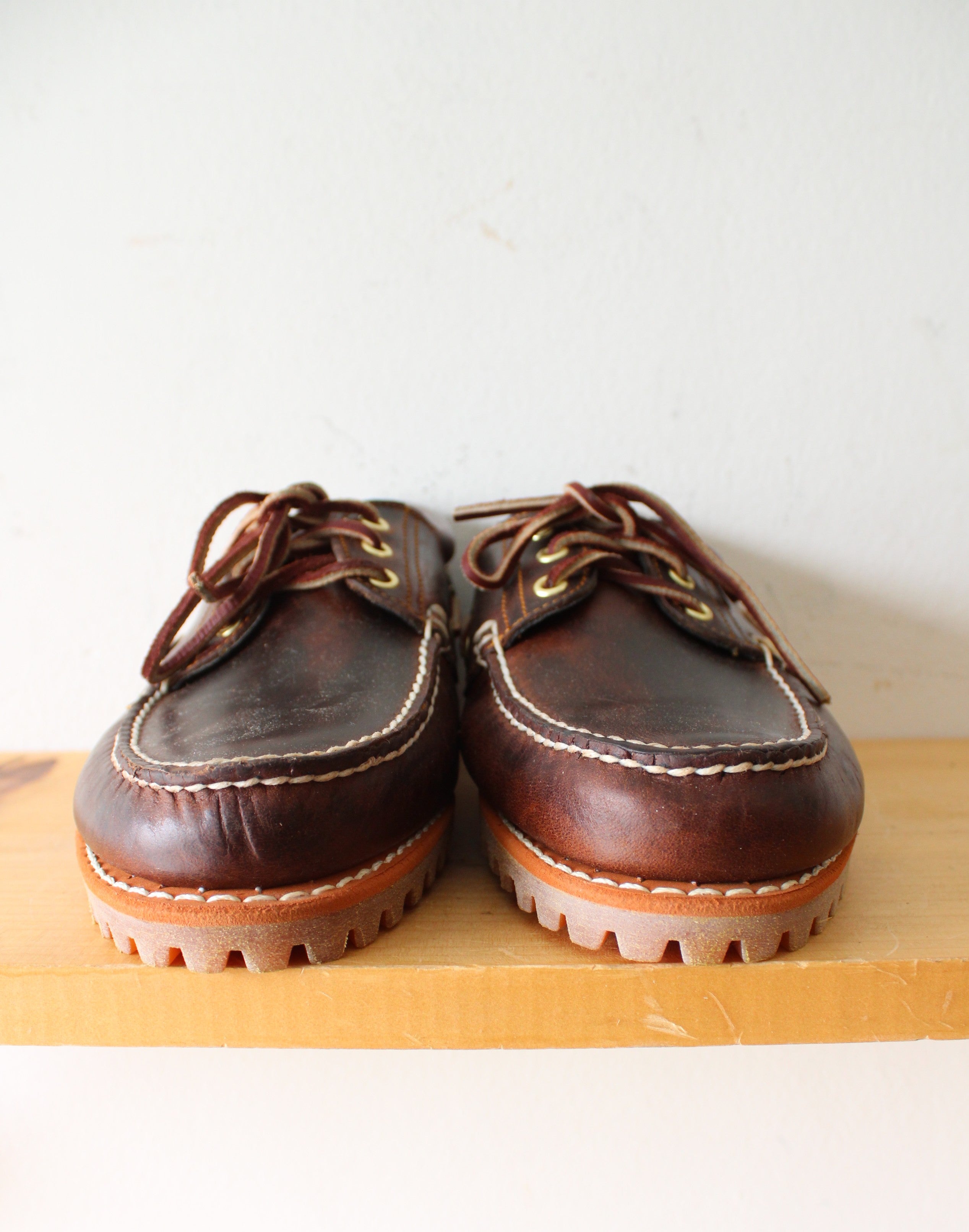 Timberland Authentic Brown Boat Shoes | Size 9.5W