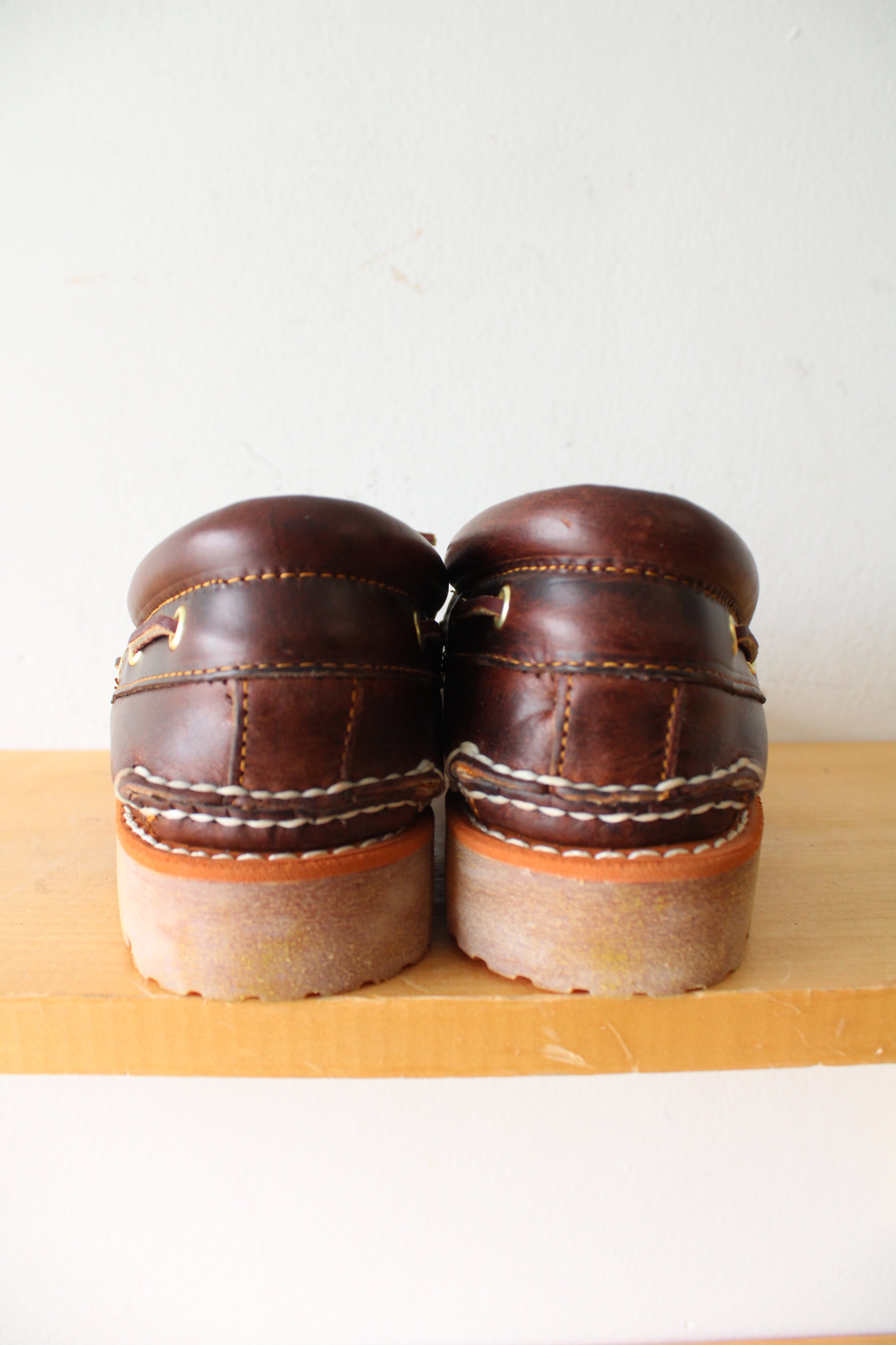 Timberland Authentic Brown Boat Shoes | Size 9.5W