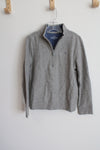 Vineyard Vines Gray 1/4 Zip Pullover Sweatshirt | 6