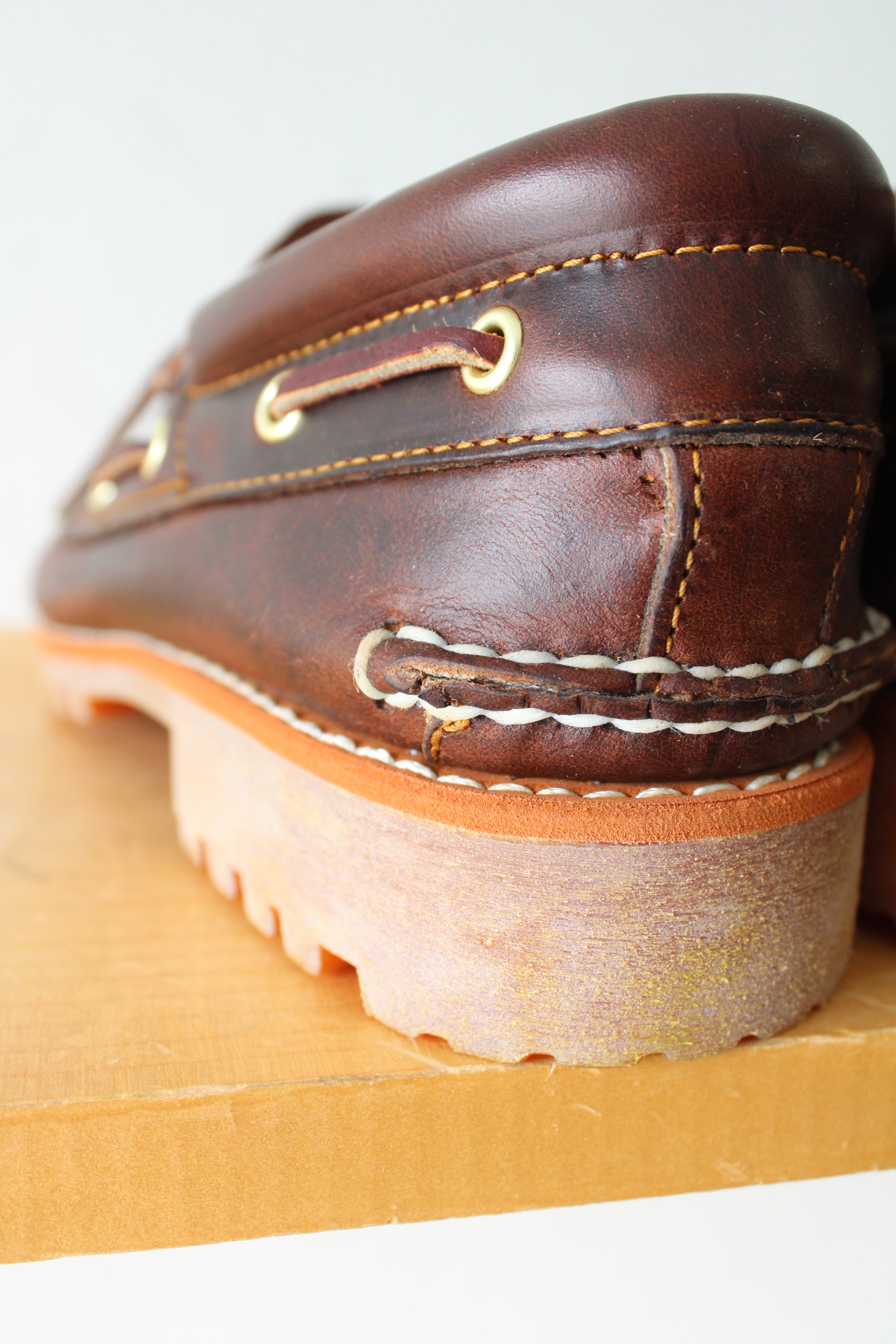 Timberland Authentic Brown Boat Shoes | Size 9.5W