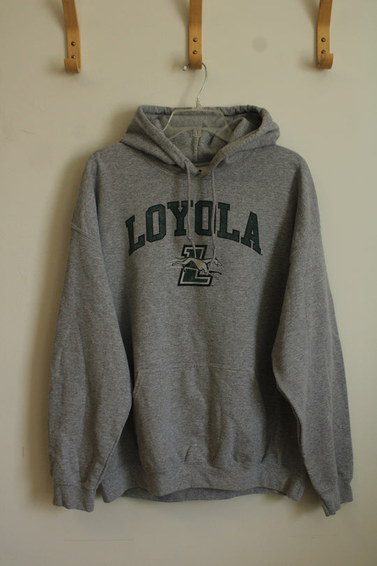 Loyola University Maryland Greyhounds Gray Hoodie | XL