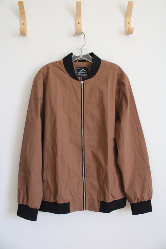 Outdoor Jacket Brown Bomber Jacket | M