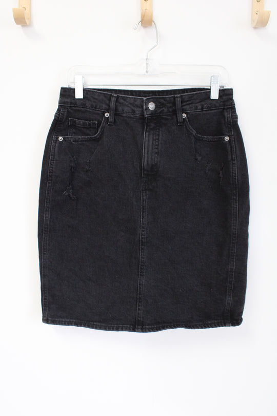 Old Navy Black Denim Skirt | 6