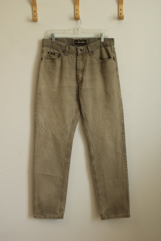 LEE Tan Straight Fit Jeans | 34
