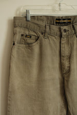 LEE Tan Straight Fit Jeans | 34