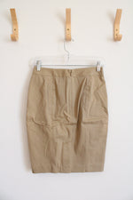 NEW Ann Taylor Tan Pencil Skirt | 0P