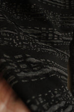 NEW Poof Black and Gray Textured Rip Legging Tights | M/L