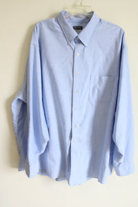 Van Heusen Regular Fit Blue Button Down Shirt | 3XL