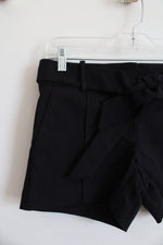 NEW LOFT Belted Black Shorts | 0P
