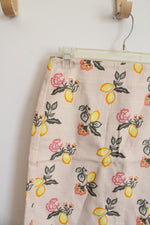 NEW LOFT Lemon Print Skirt | 00 Petite