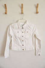 NEW LOFT White Denim Jacket | XXS Petite