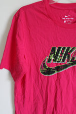 The Nike Tee Pink Logo Shirt | S