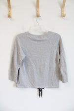 Nicki Minaj Gray & Black Sequined Top | M