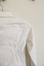 NEW LOFT White Denim Jacket | XXS Petite