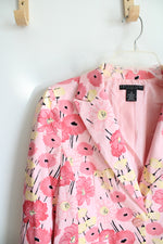 Apostrophe Pink & Yellow Floral Blazer | 8