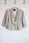 Ann Taylor Tan Shell Blazer | 14