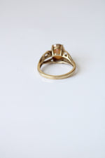 Pink Multi-Colored Stone 10K Yellow Gold Ring | Size 7
