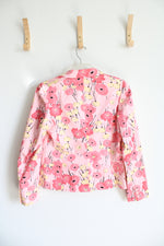 Apostrophe Pink & Yellow Floral Blazer | 8