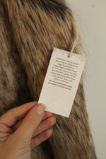 NEW Grace and Lace Brown Faux Fur Vest | M