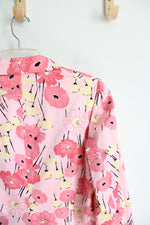 Apostrophe Pink & Yellow Floral Blazer | 8