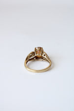 Pink Multi-Colored Stone 10K Yellow Gold Ring | Size 7